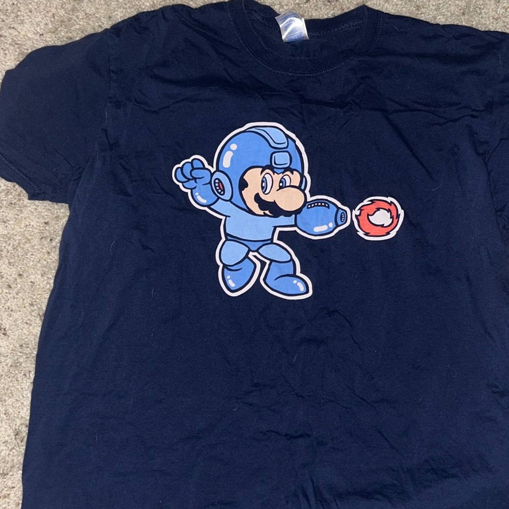 Navy Blue Graphic T-Shirt